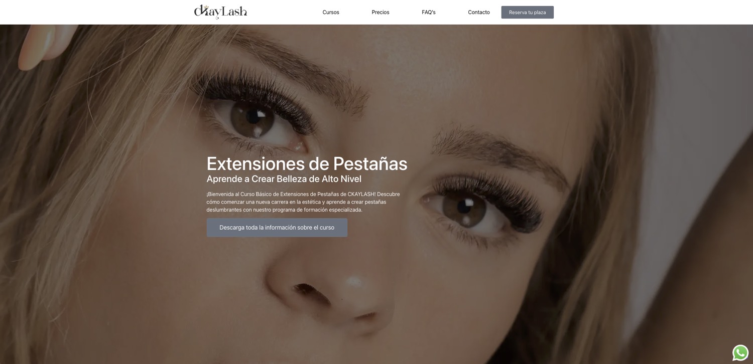 CkayLash - Diseño Web Huexs