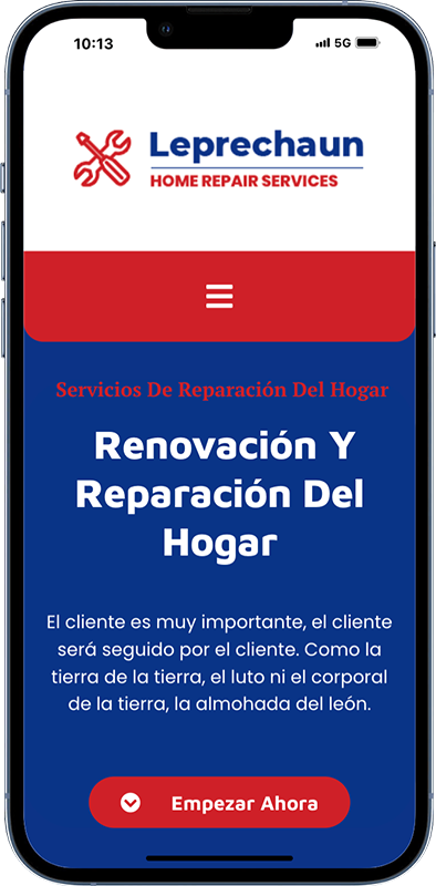 Demo one page site Phone - Huexs3