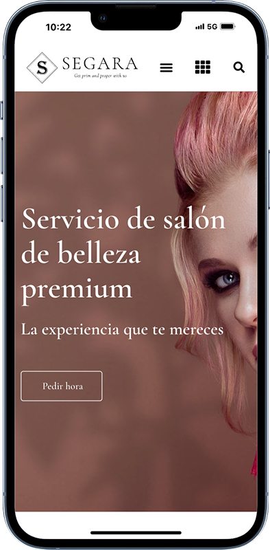 Demo one page site Phone - Huexs4