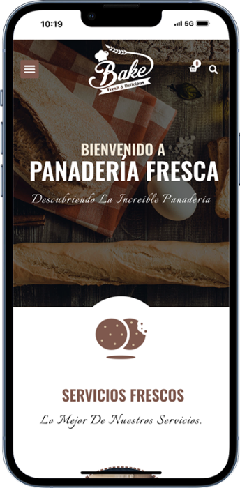 Demo one page site Phone - Huexs1