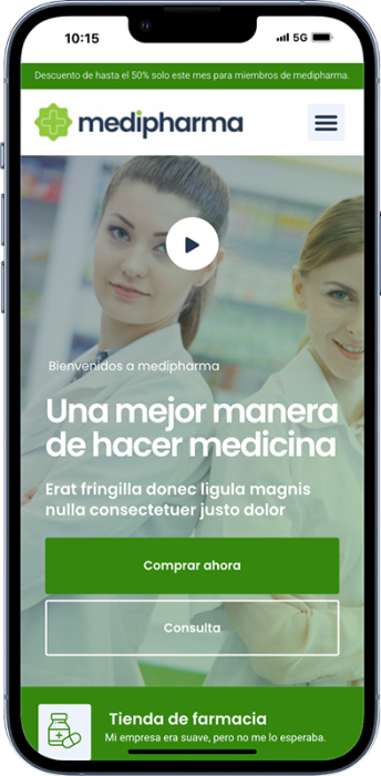 Demo one page site Phone - Huexs2
