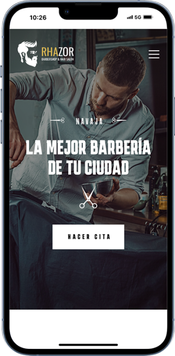 Demo one page site Phone - Huexs7